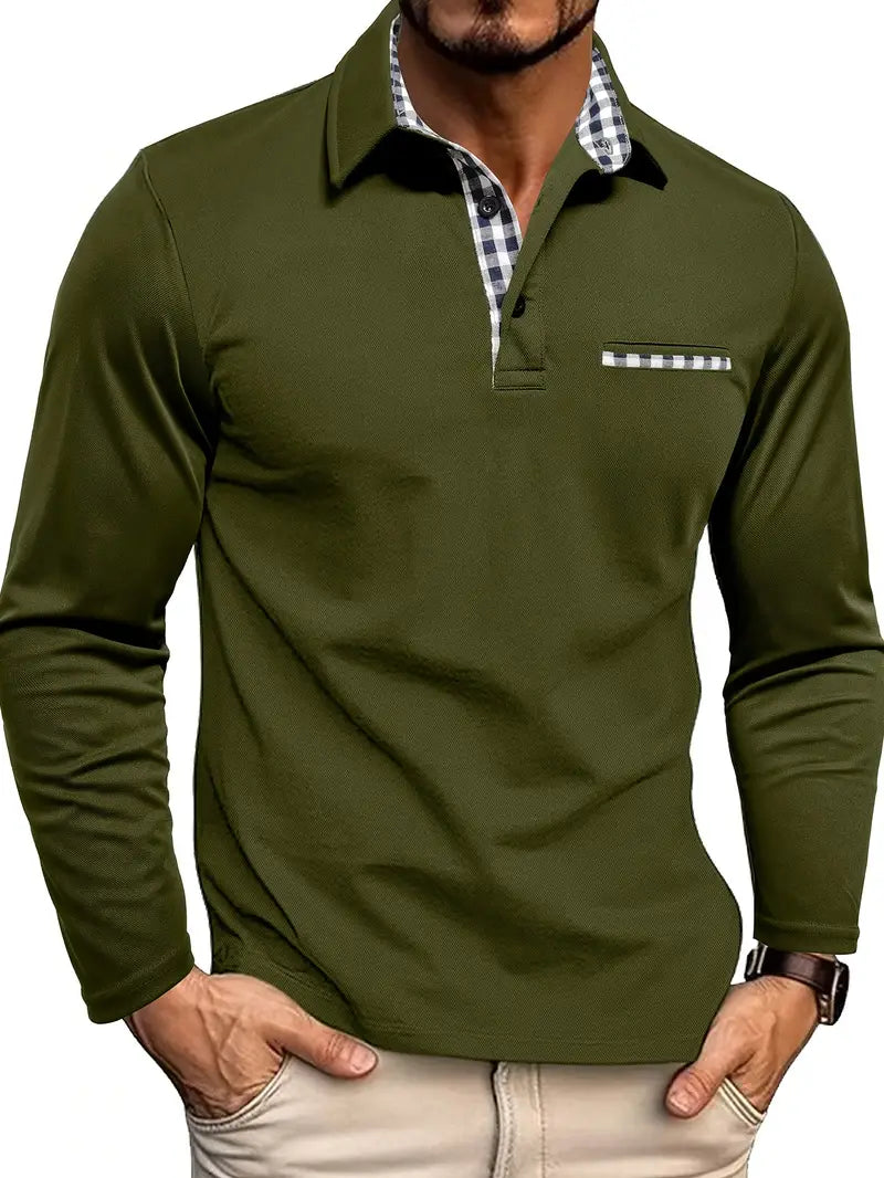 Piter - Camisa Polo de Manga Larga