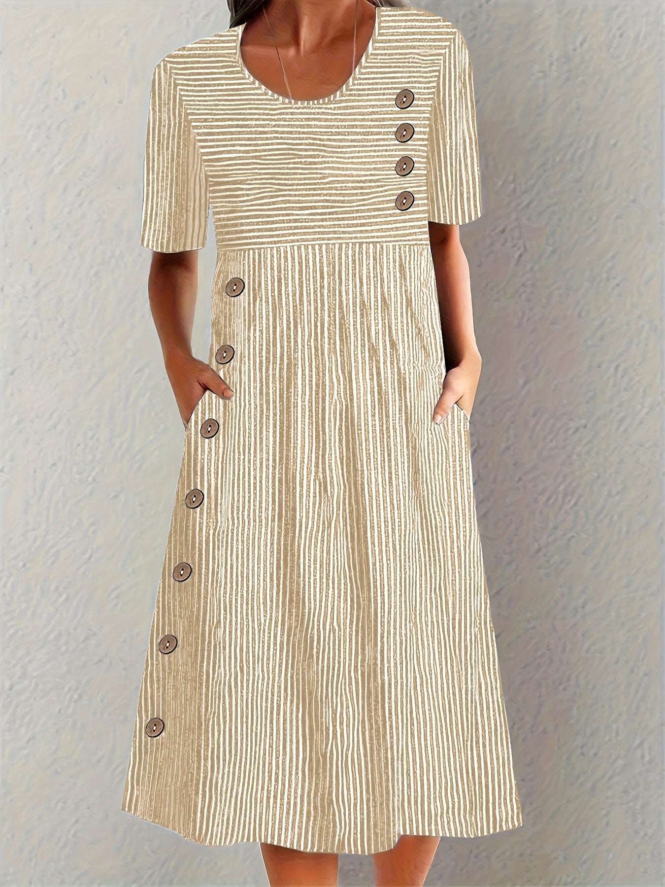 Sofia™ | Vestido de Verano Rayado