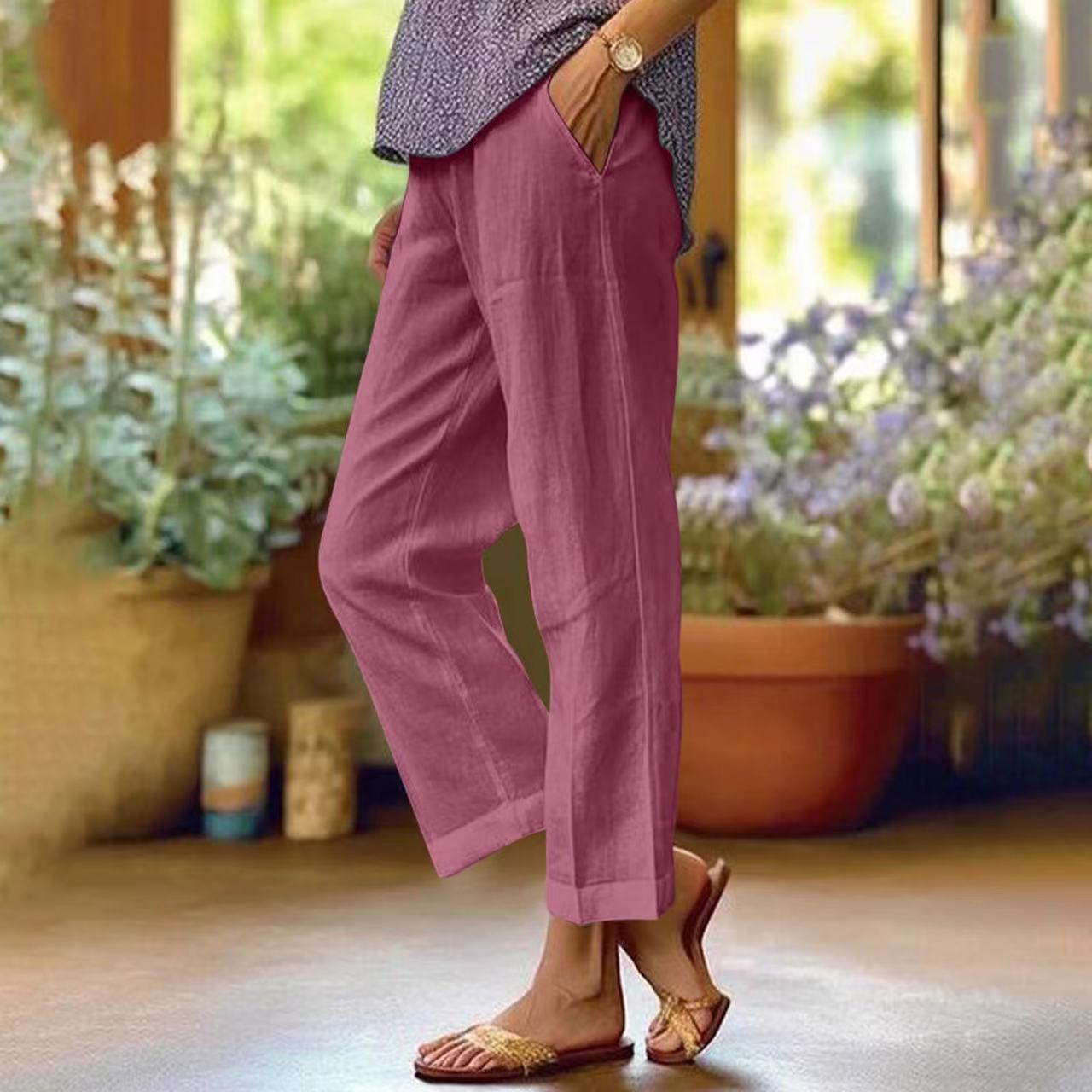 Elena - Coastal Breeze Trousers