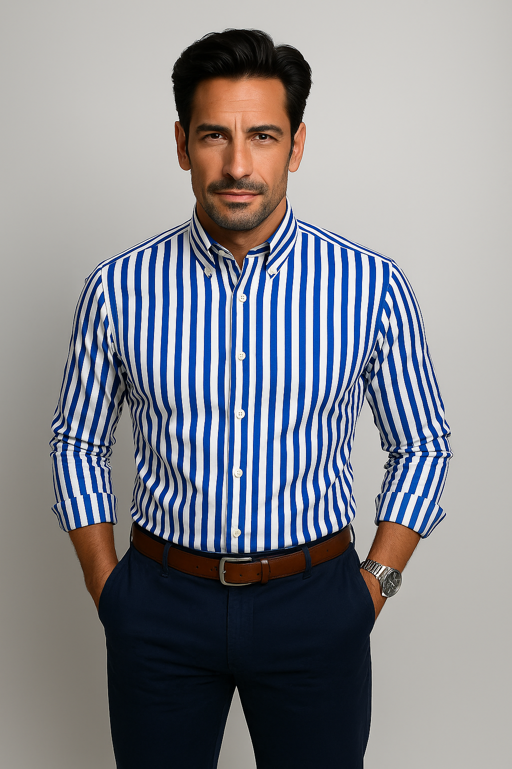 Klauf | Camisa de rayas masculina