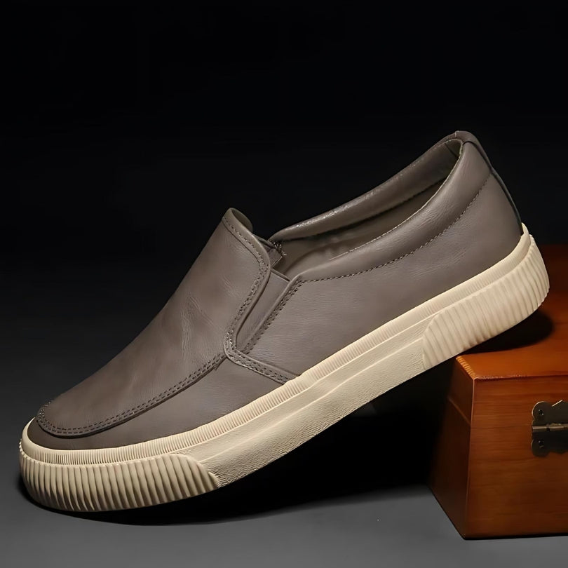 Italian Leather Boulevard Slip-On Shoes
