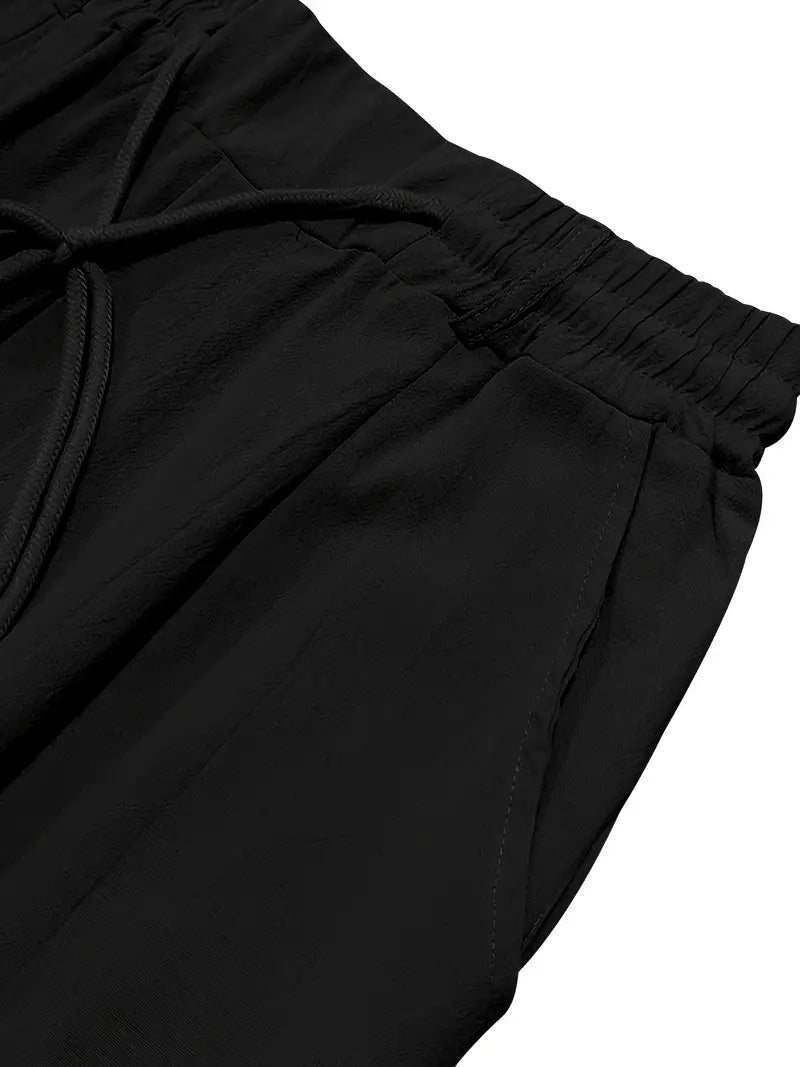 NICHOLS | Pantalones Anchos de Lino con Cinturón
