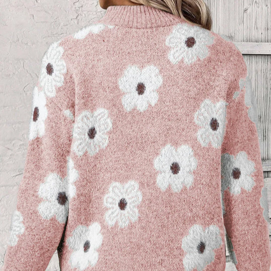 BLOOM | Suéter de cuello con cremallera