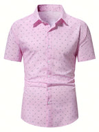 GIULIO | CAMISA VERANIEGA CON DISEÑO ESTAMPADO