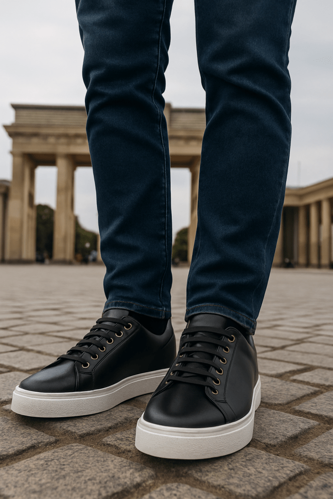 Enzo | Zapatillas de cuero para caballero