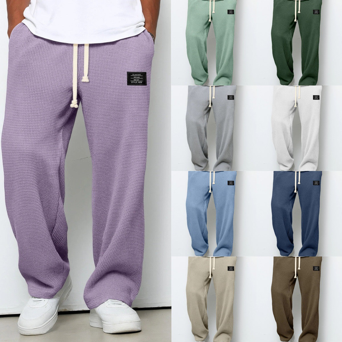 Samuel | Pantalones Amplios con Cintura Regulable