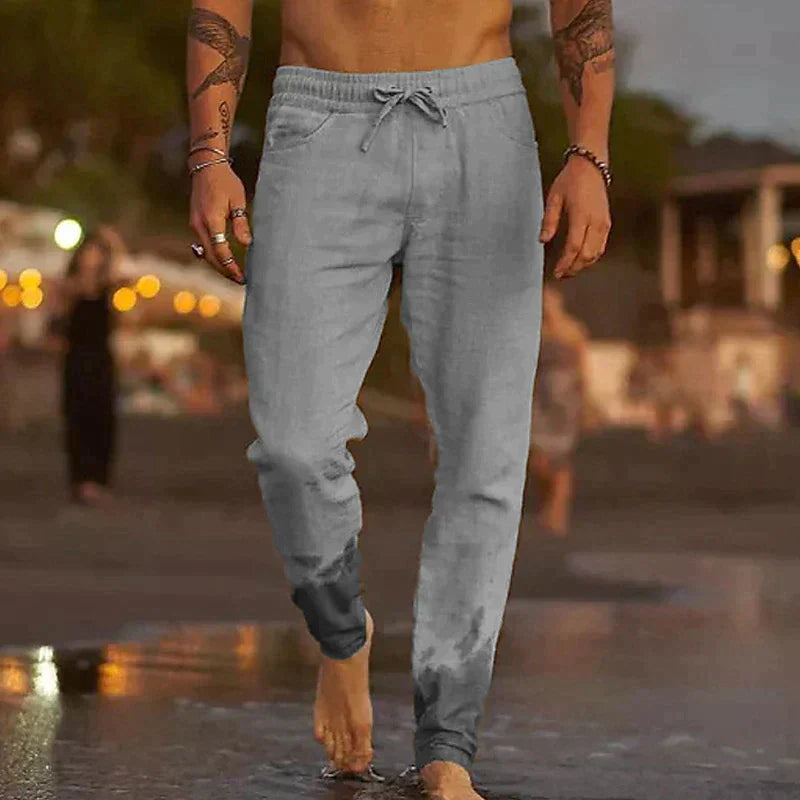 Gino - Pantalones de Lino Elegantes