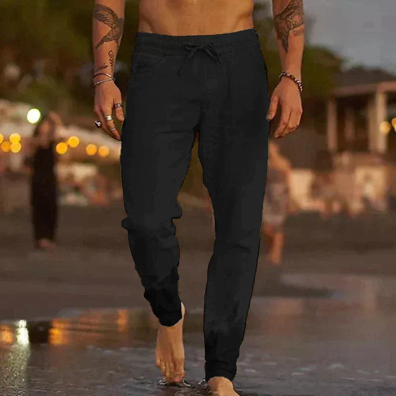 Gino - Pantalones de Lino Elegantes