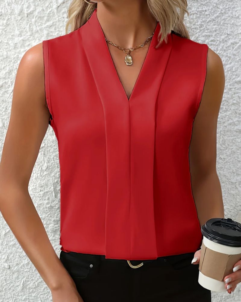 Nicole | Blusa amplia y cómoda con escote en V