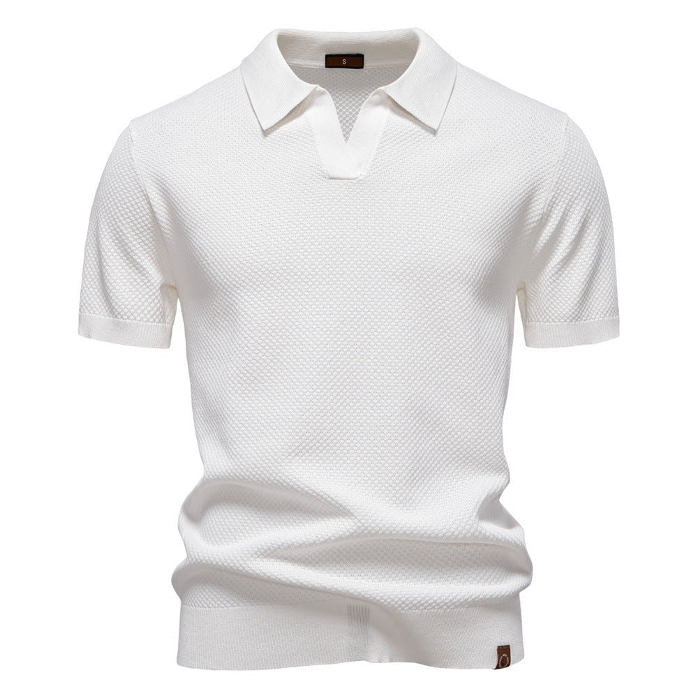 Agosto | Camiseta Polo Casual con Estructura