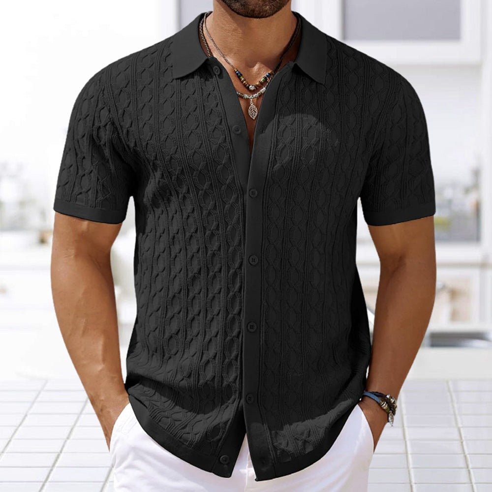 Menno | Camisa de punto corta para hombre