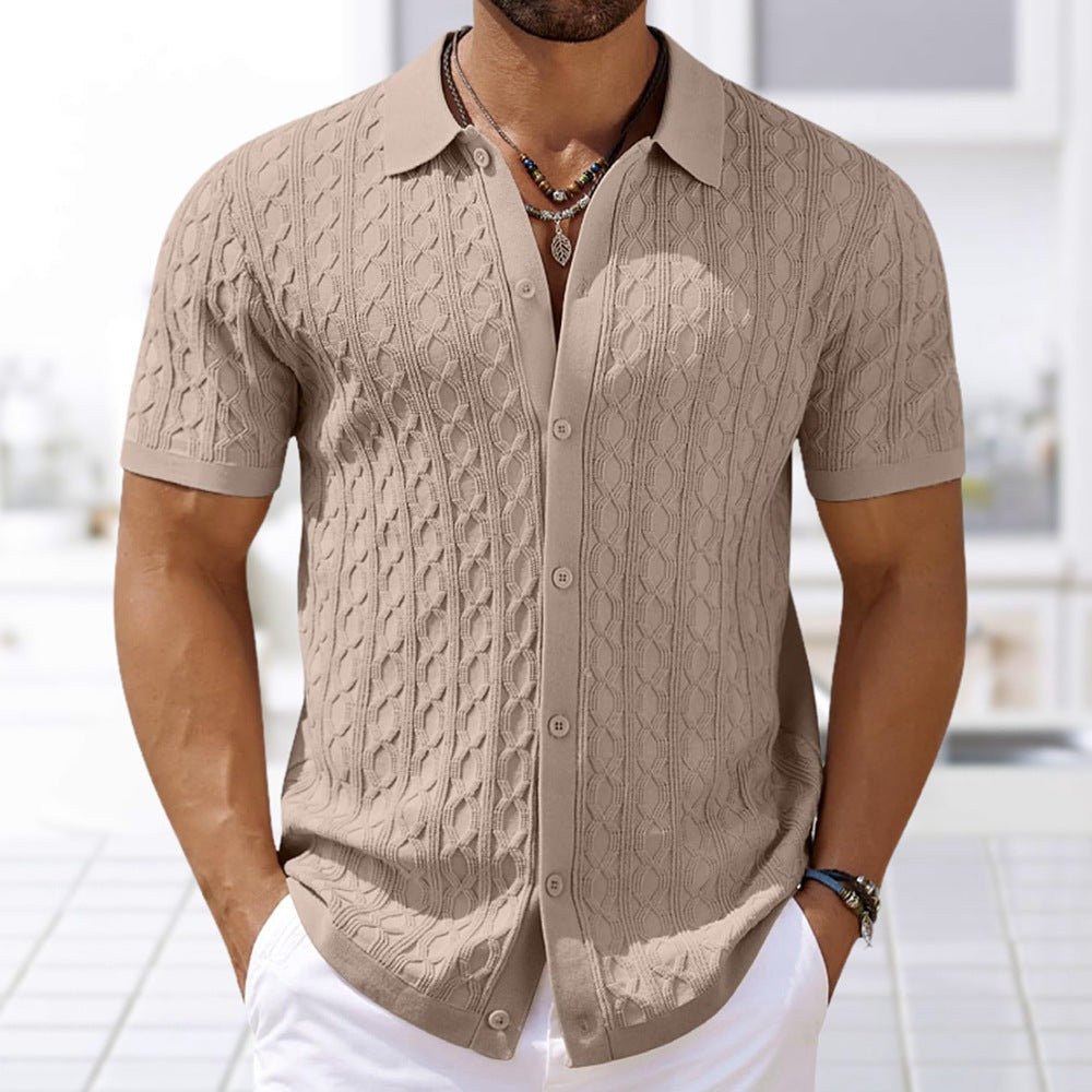 Menno | Camisa de punto corta para hombre