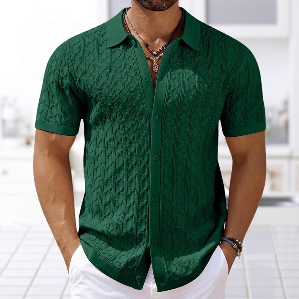 Menno | Camisa de punto corta para hombre
