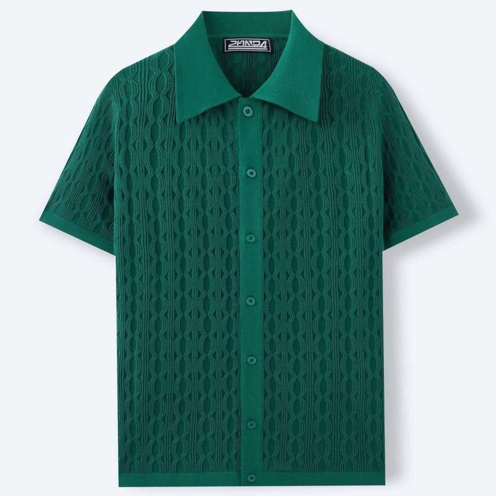 Menno | Camisa de punto corta para hombre