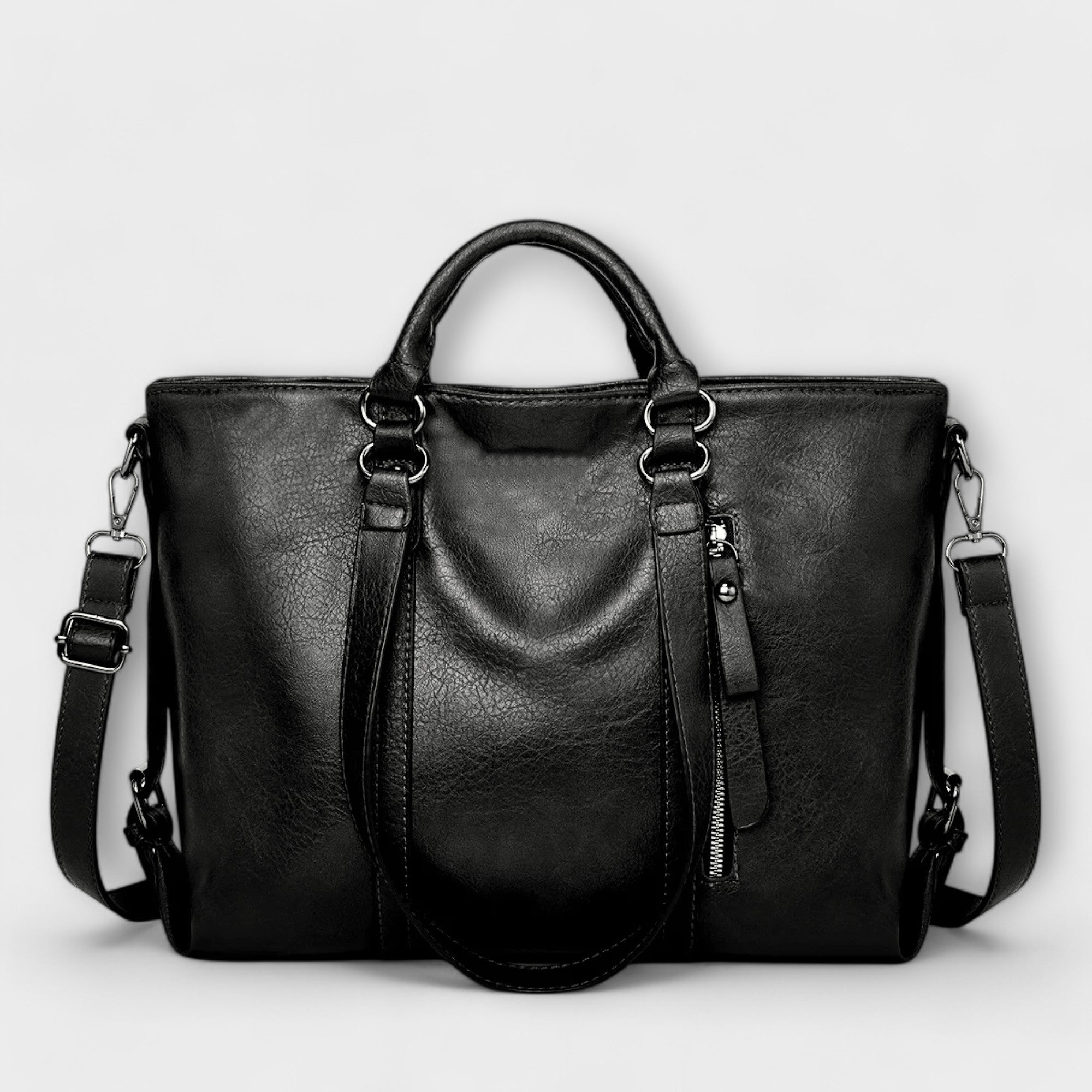 Olivia - Amplio bolso de cuero