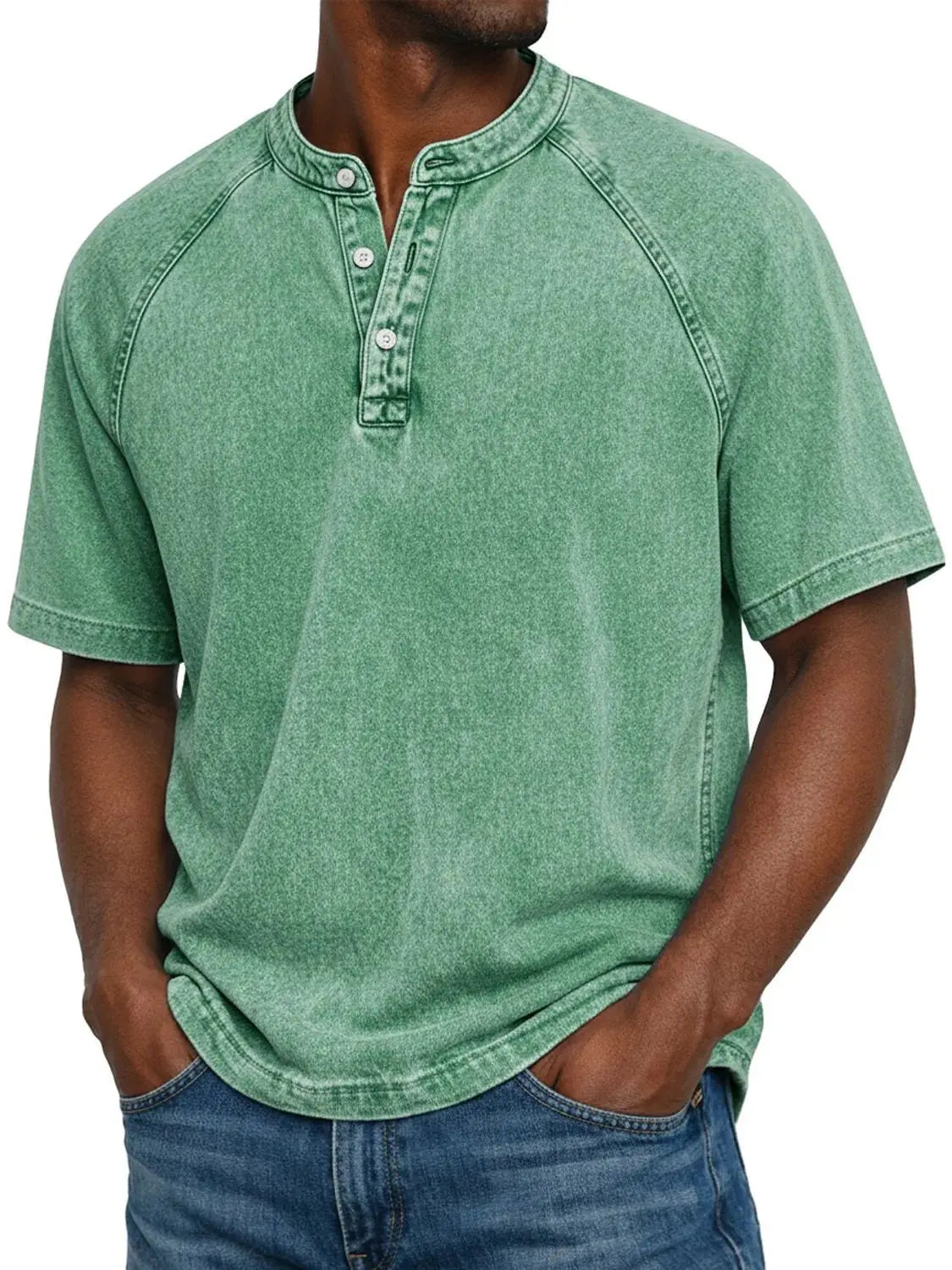 Lukas | Camisa vintage de botones para hombre