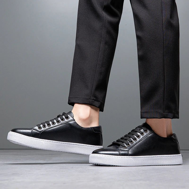 Enzo | Zapatillas de cuero para caballero