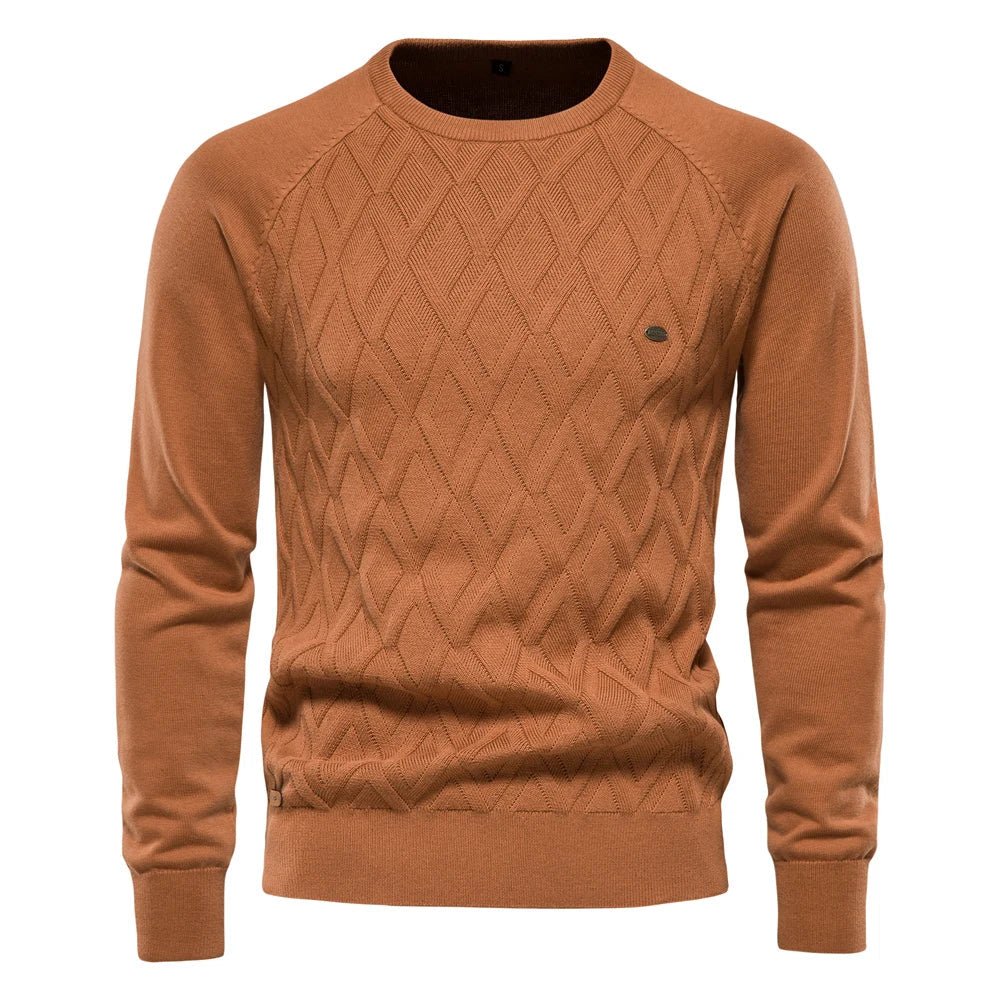 Theodor | Suéter masculino con diseño de rombos