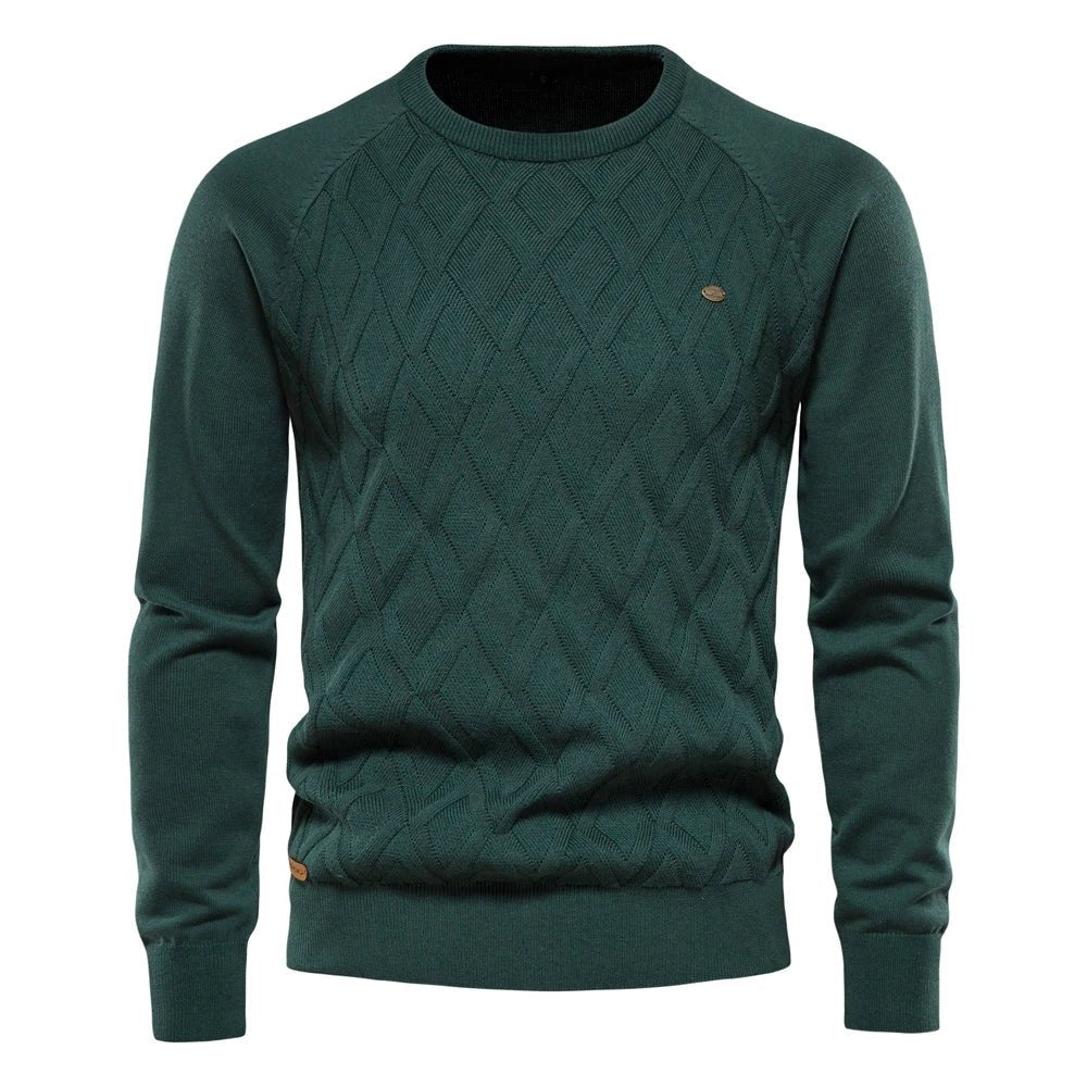 Theodor | Suéter masculino con diseño de rombos