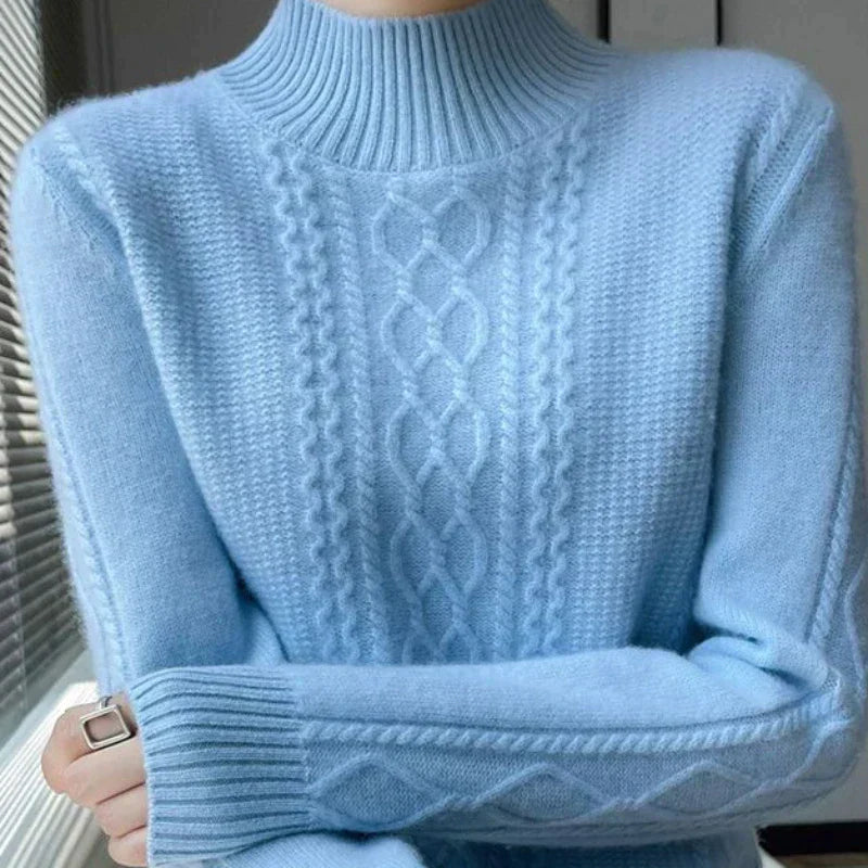Fluffonia™ | Suéter de Cuello Alto
