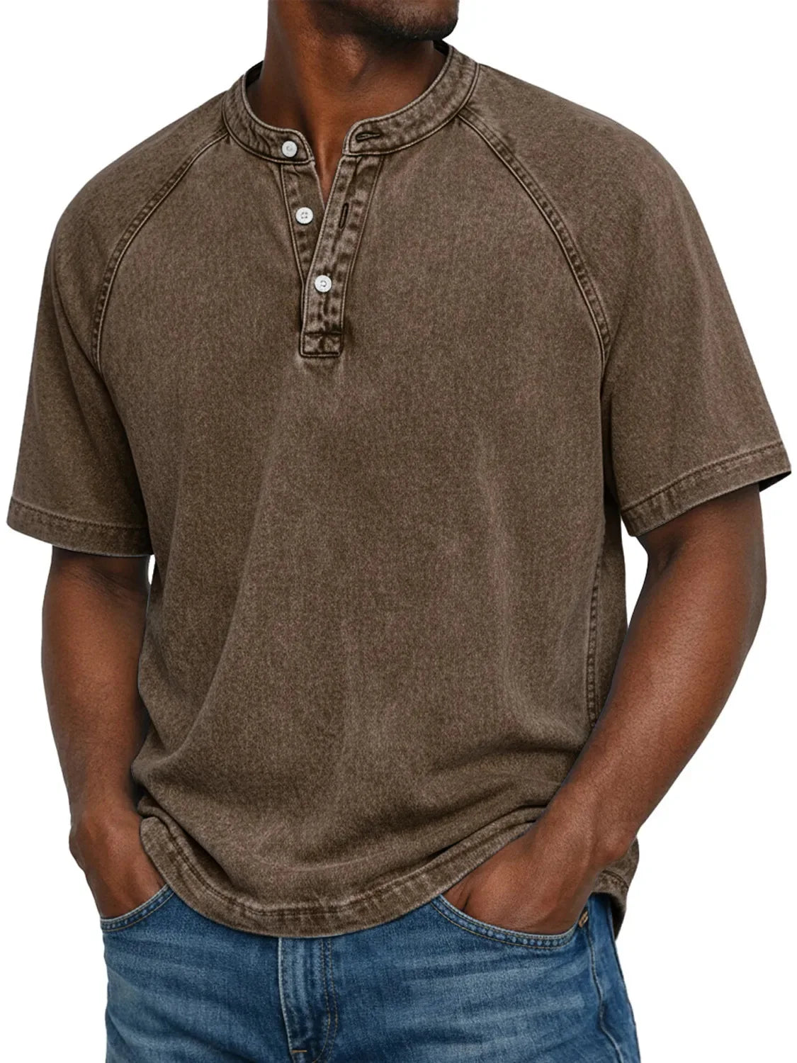 Lukas | Camisa vintage de botones para hombre