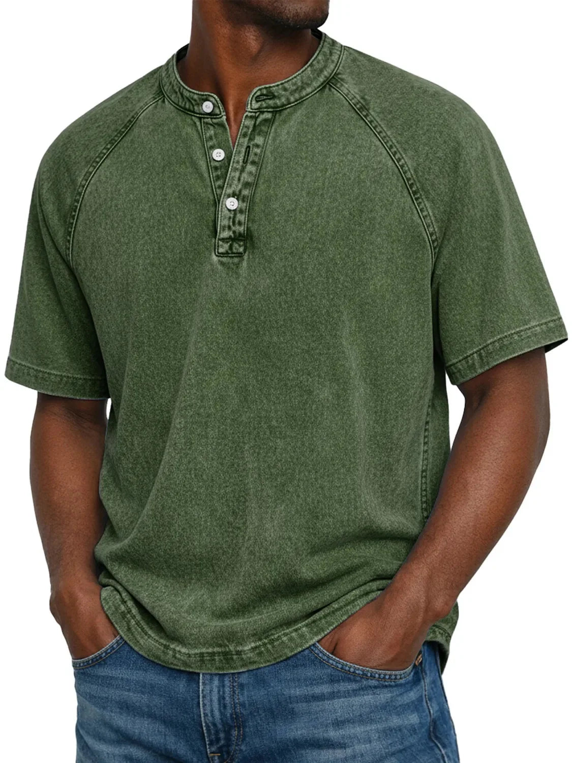 Lukas | Camisa vintage de botones para hombre