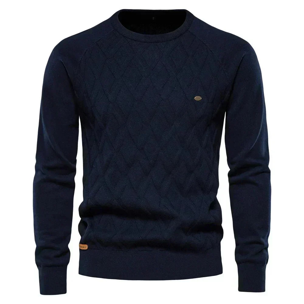 Theodor | Suéter masculino con diseño de rombos