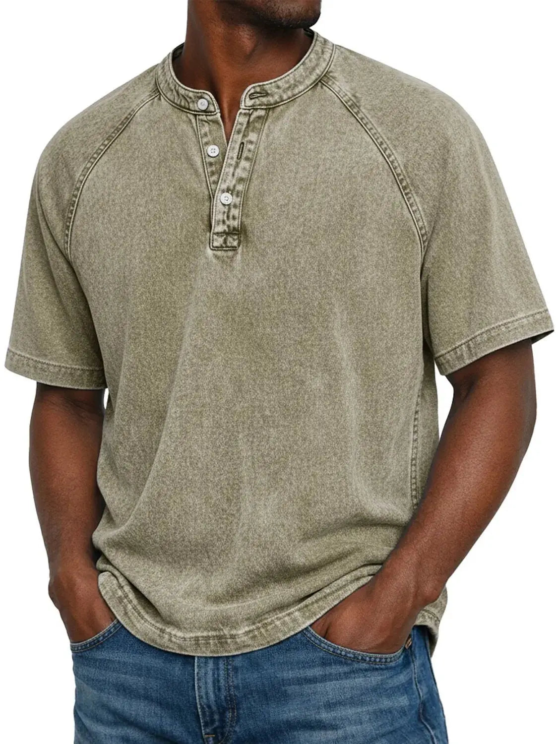 Lukas | Camisa vintage de botones para hombre