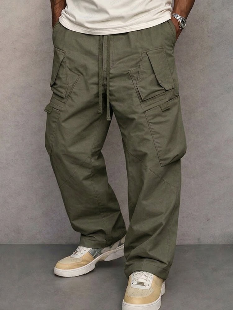 Leo - Utility Straight-Leg Cargo Pants