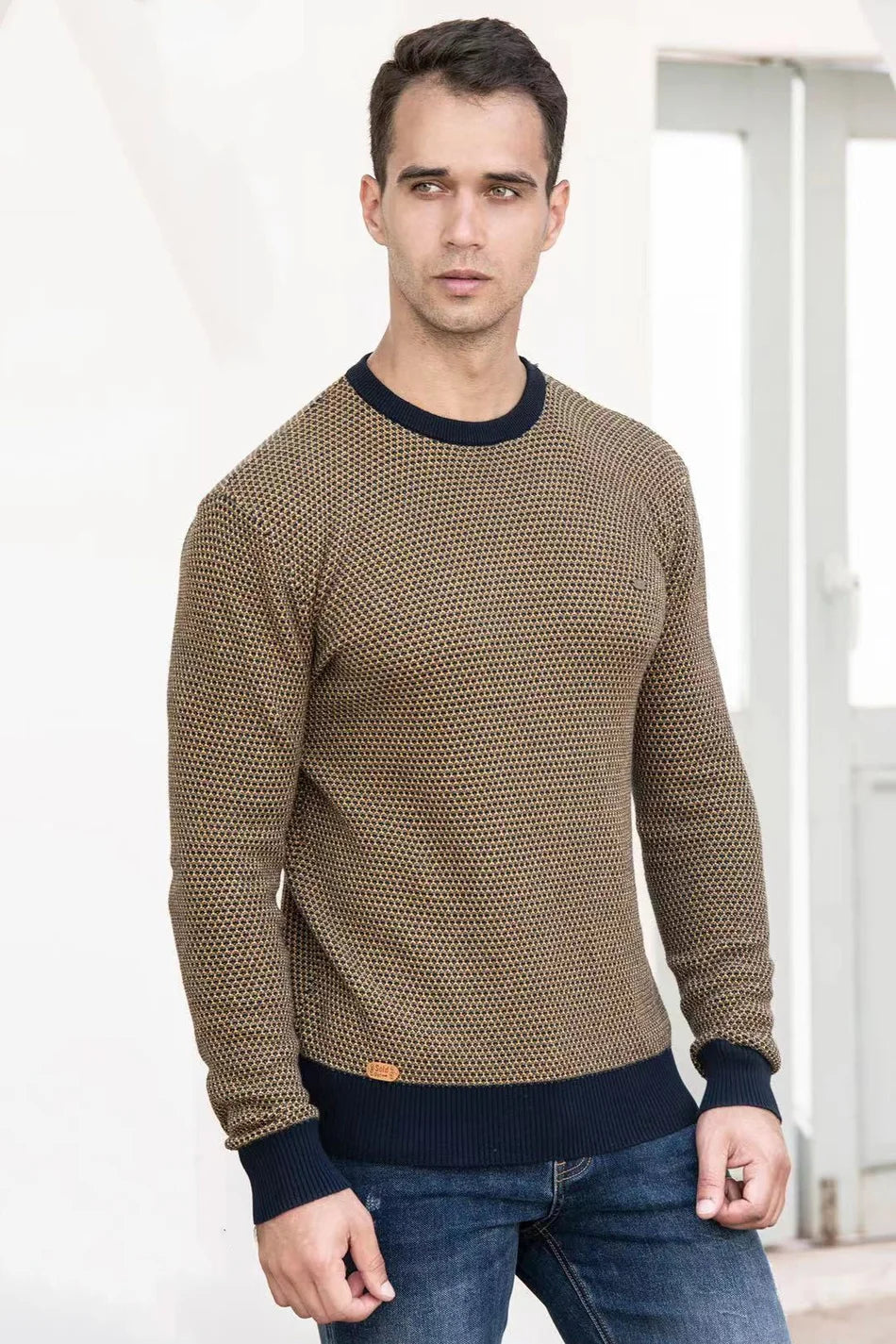 Steinmann | Suéter de hombre con diseño de rombos