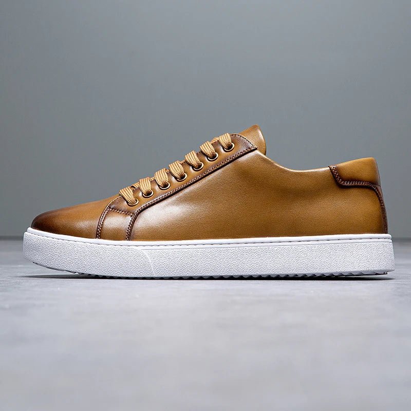 Enzo | Zapatillas de cuero para caballero