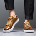 Enzo | Zapatillas de cuero para caballero