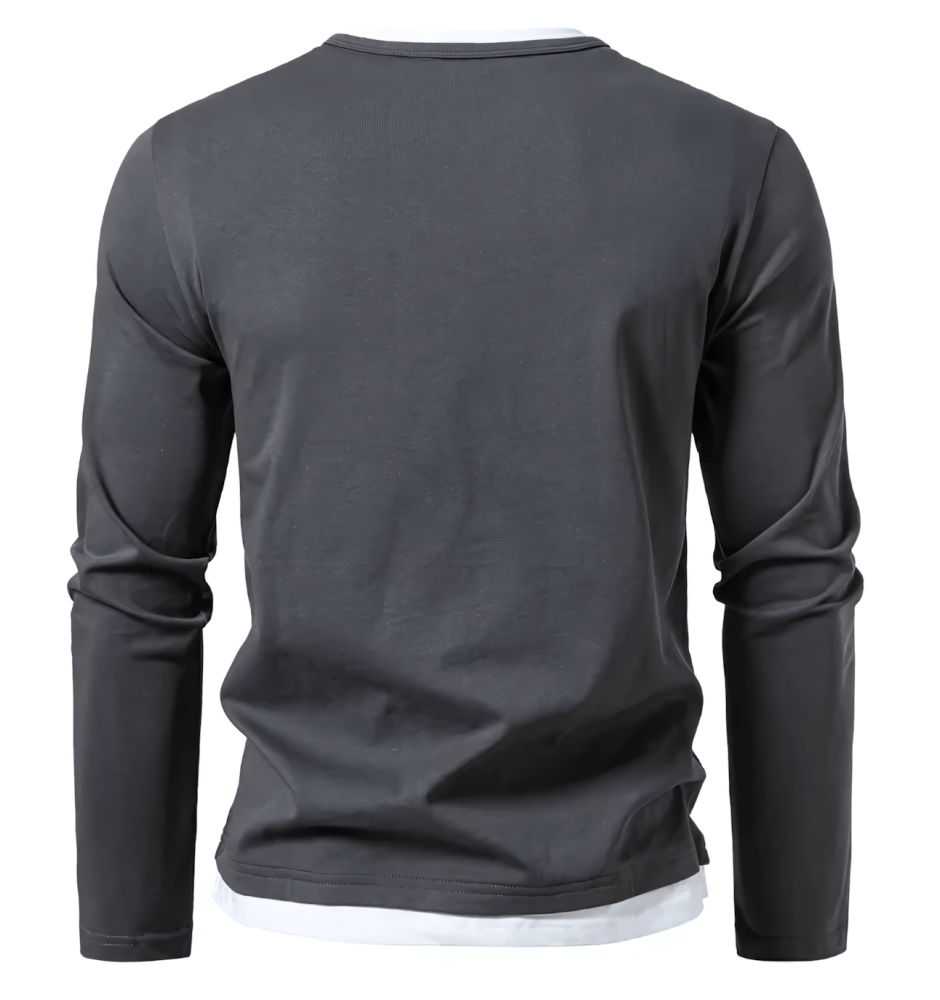 Alwin | Camiseta Premium de Manga Larga en Algodón Peinado