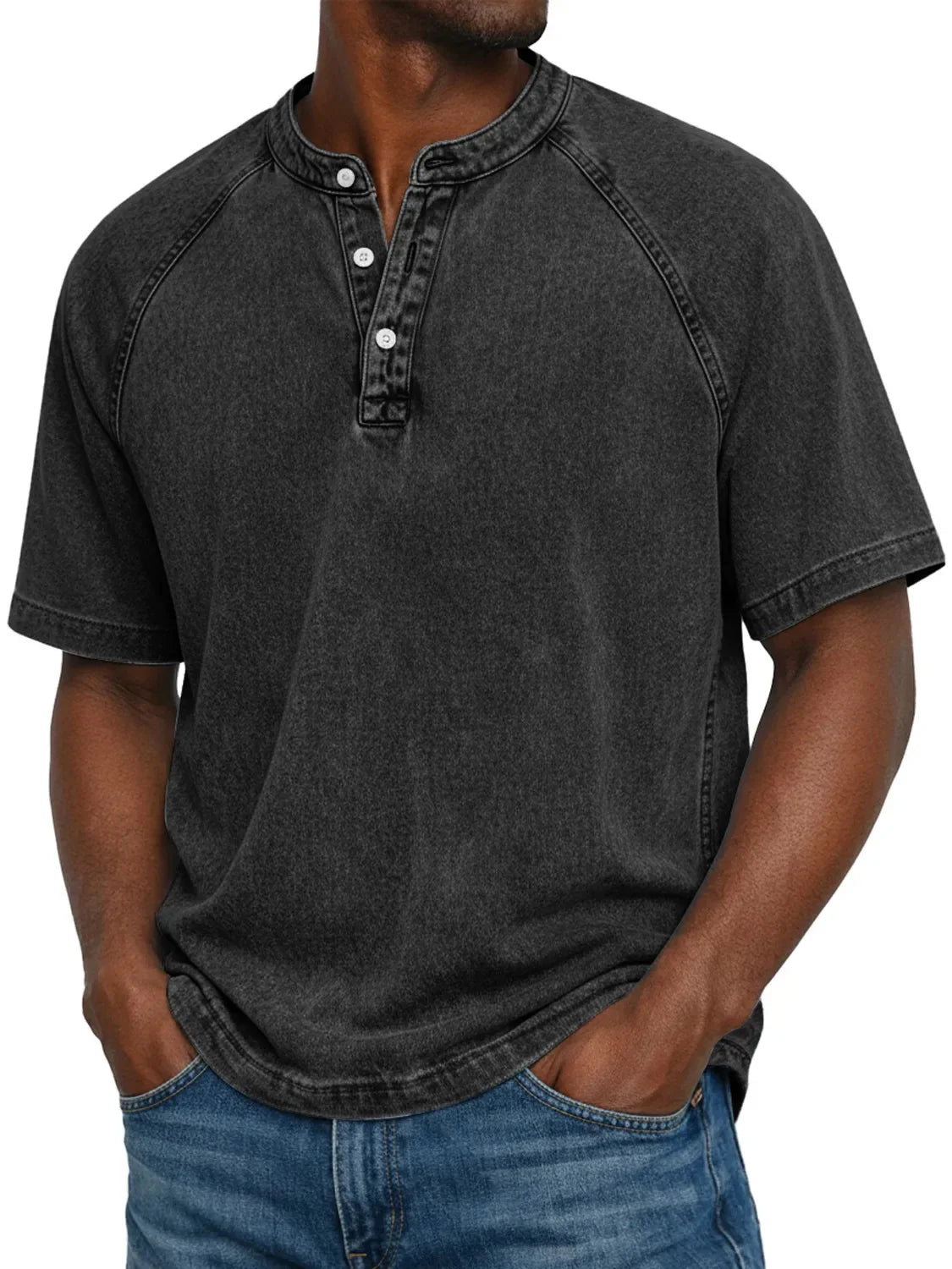 Lukas | Camisa vintage de botones para hombre