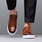 Enzo | Zapatillas de cuero para caballero