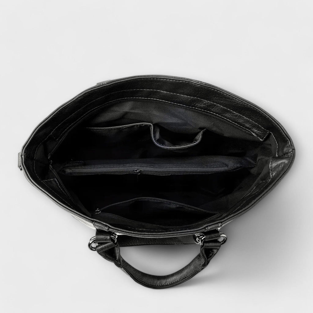 Olivia - Amplio bolso de cuero