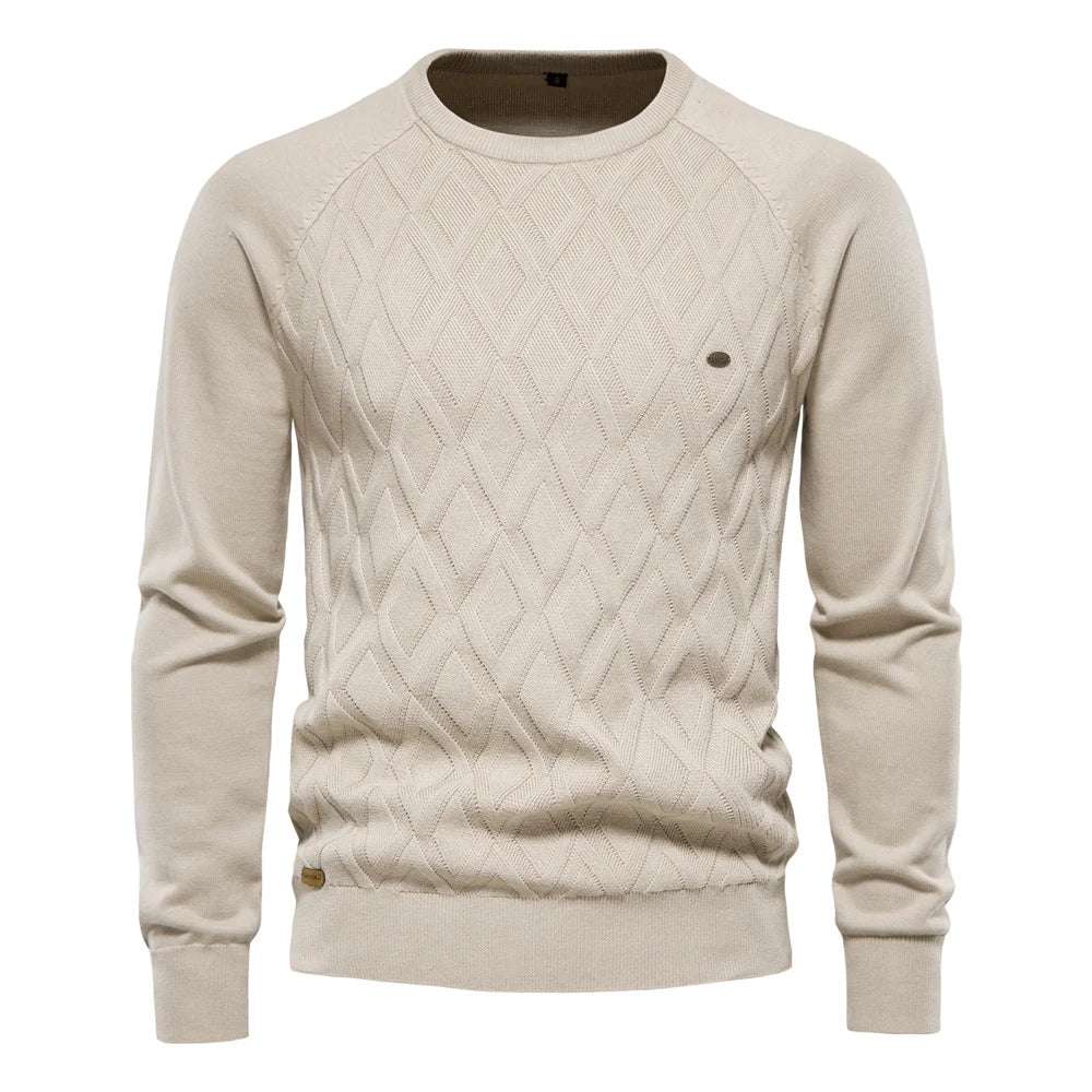Theodor | Suéter masculino con diseño de rombos