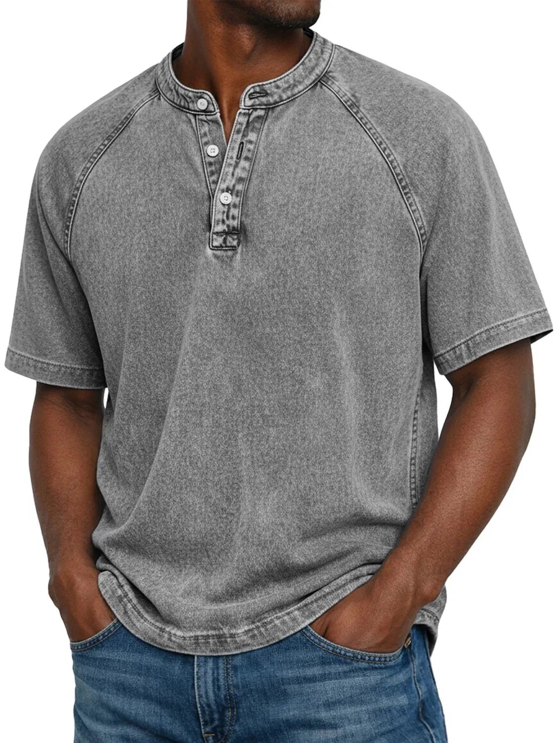 Lukas | Camisa vintage de botones para hombre