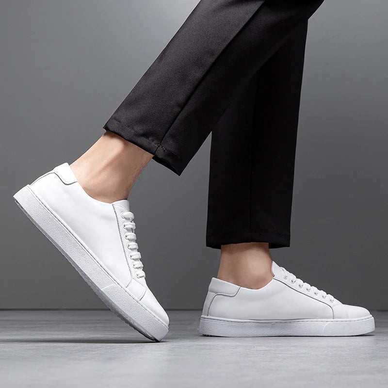 Enzo | Zapatillas de cuero para caballero