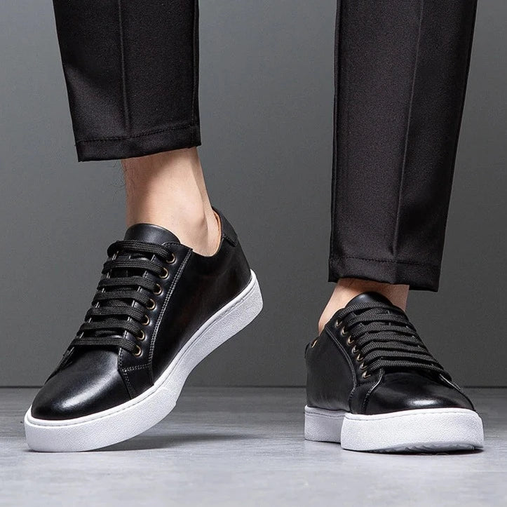 Enzo | Zapatillas de cuero para caballero