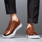 Enzo | Zapatillas de cuero para caballero