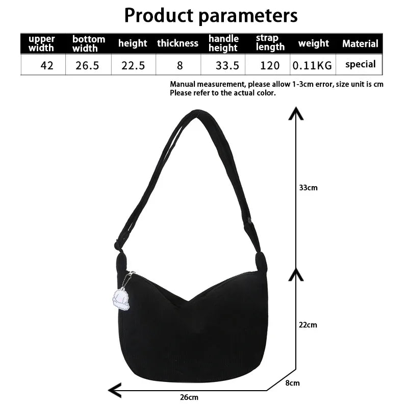 Bolsos de hombro de Cordura para dama
