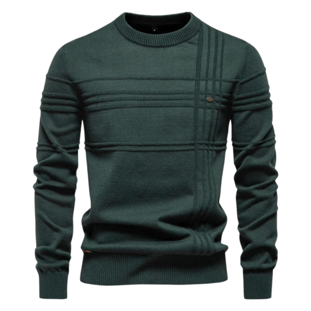 Burkhard | Suéter Elegante para Hombre con Estampado a Cuadros