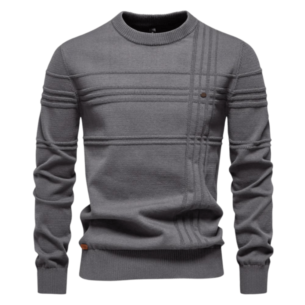 Burkhard | Suéter Elegante para Hombre con Estampado a Cuadros