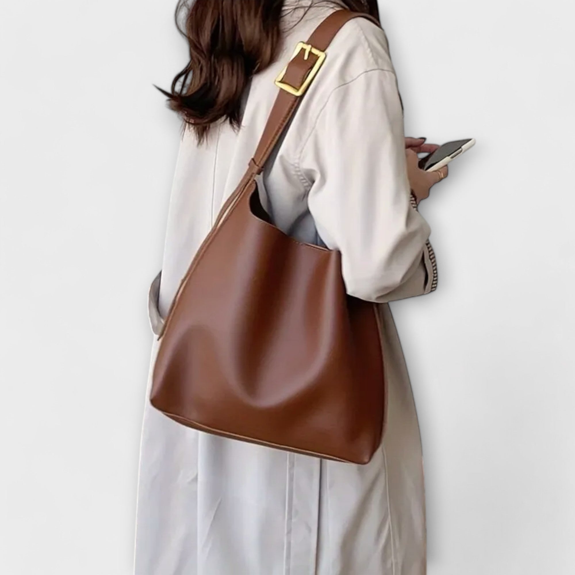 Olivia – Sofisticada bolsa de hombro de cuero