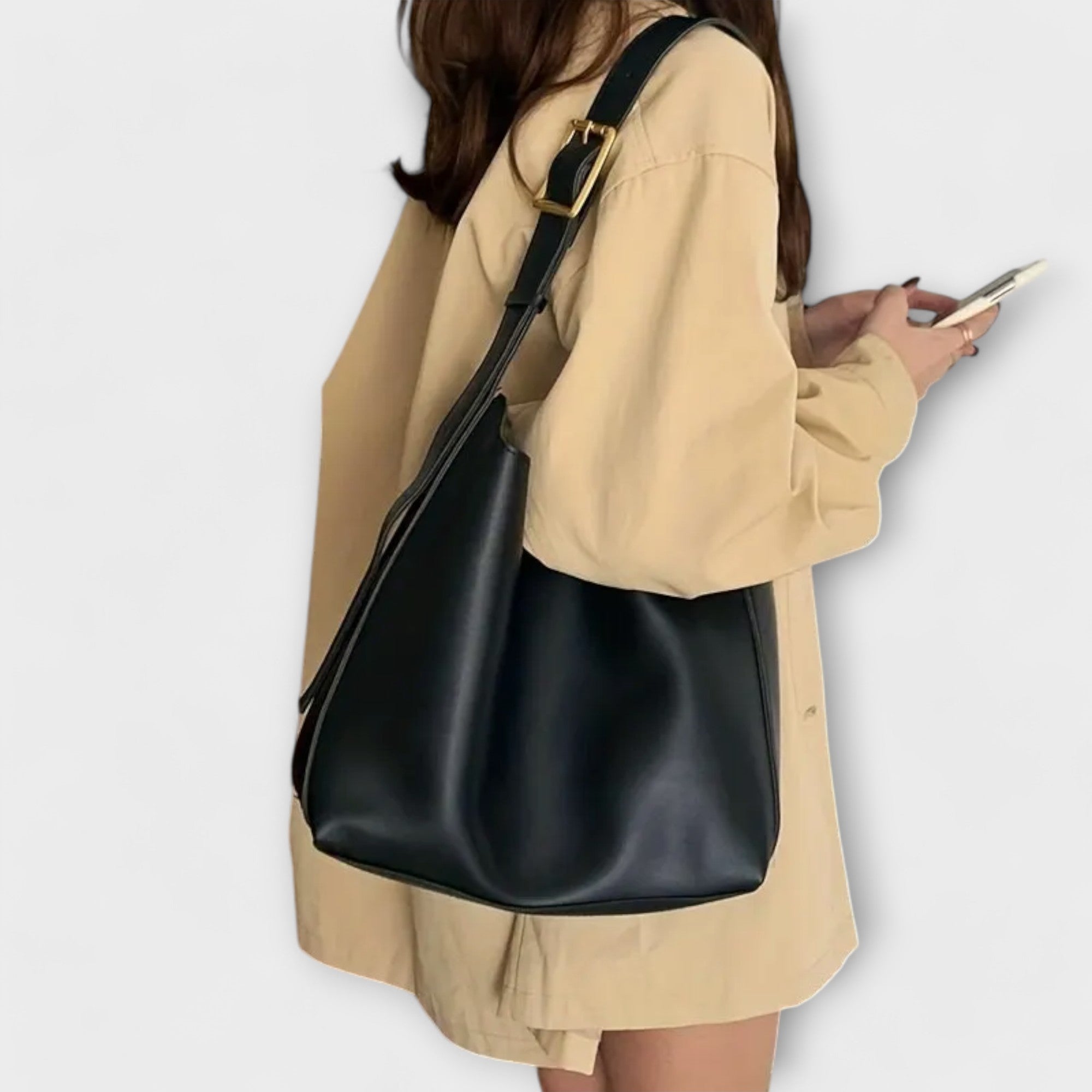 Olivia – Sofisticada bolsa de hombro de cuero