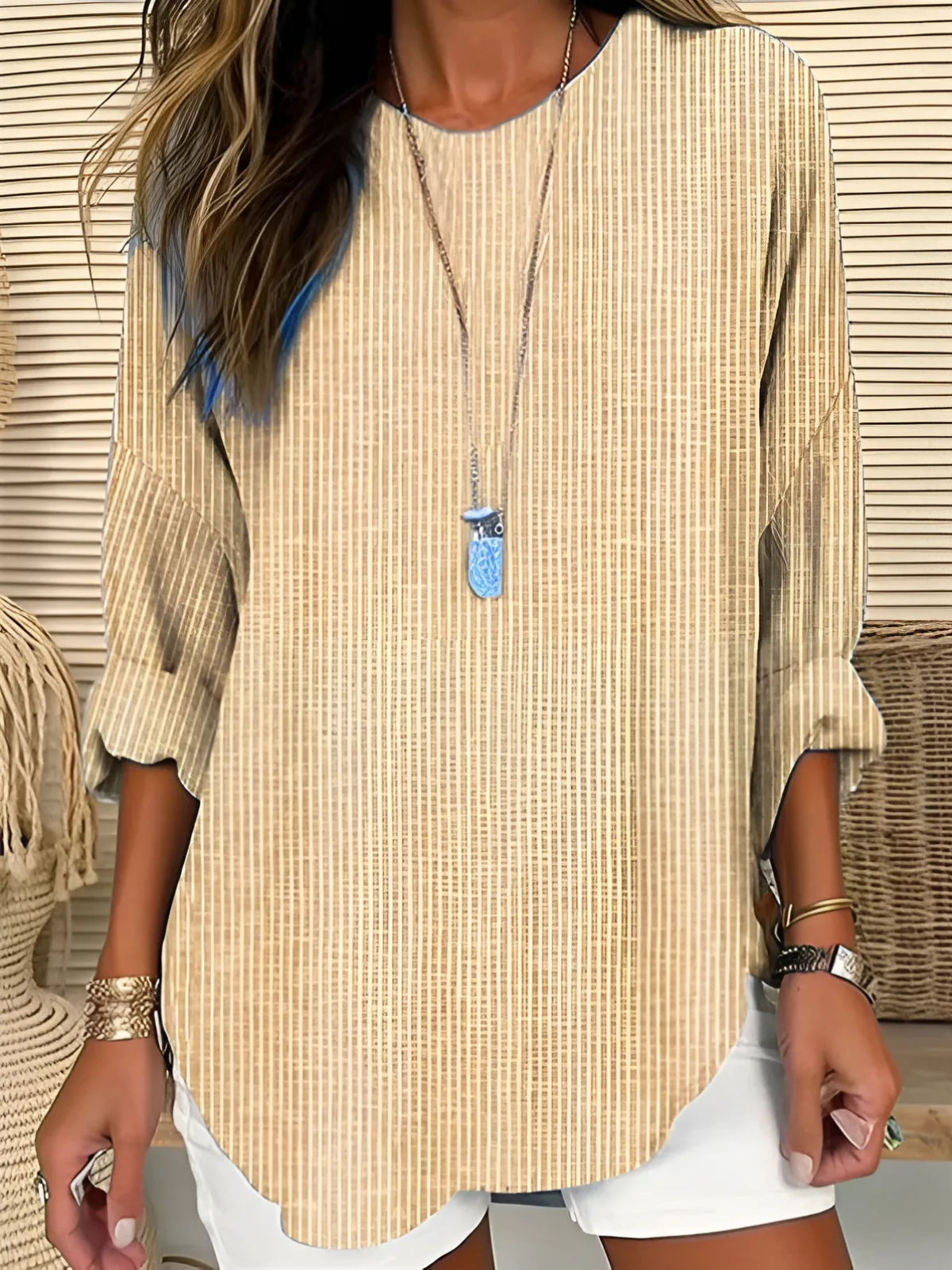 Olivia | Blusa de Rayas Trendy