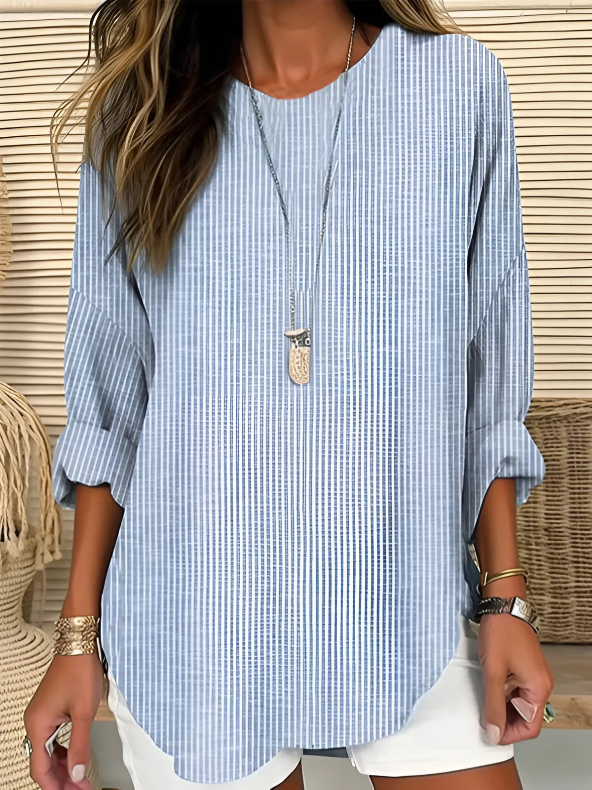 Rhea | Blusa de rayas con estilo