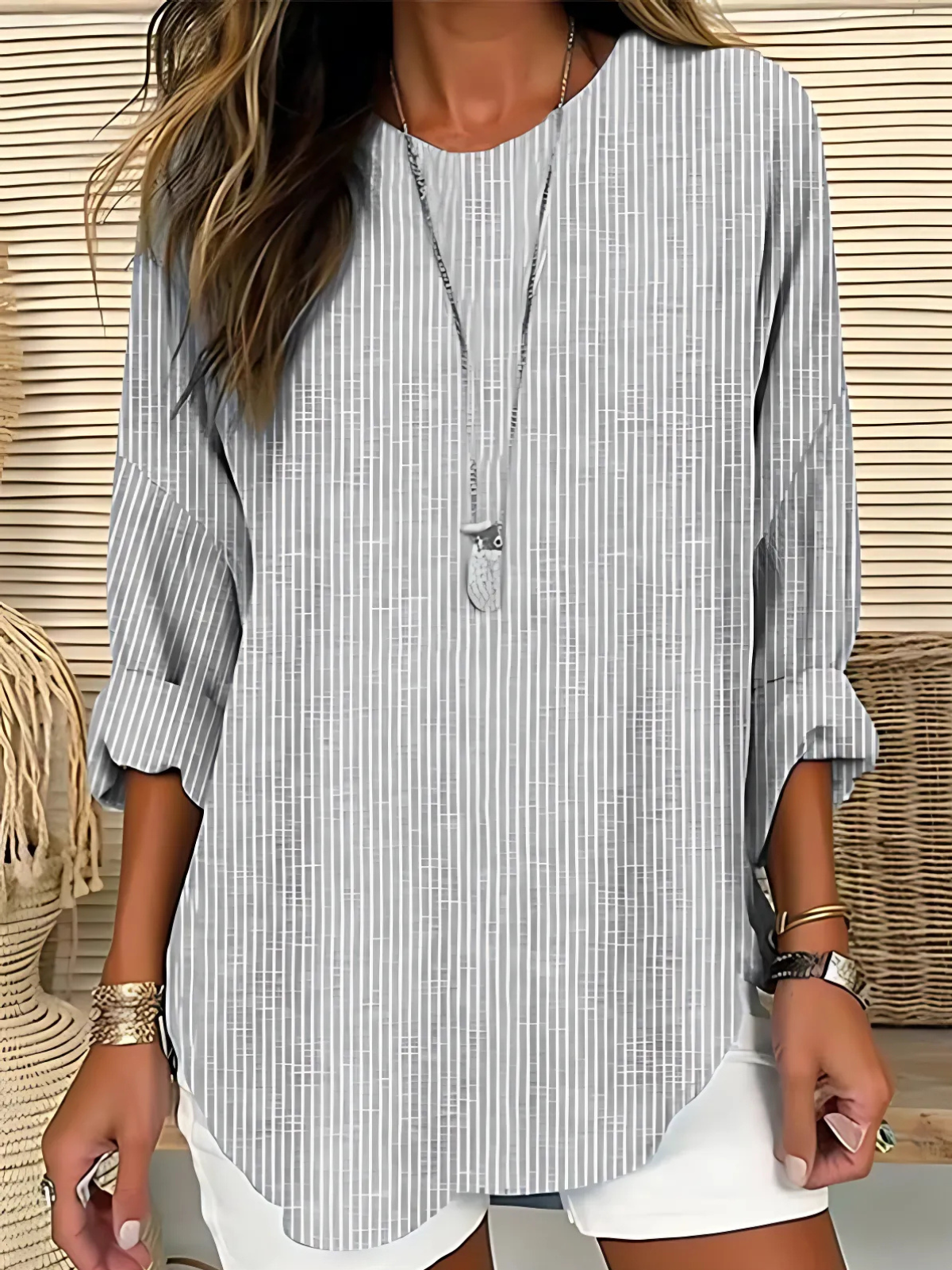 Olivia | Blusa de Rayas Trendy