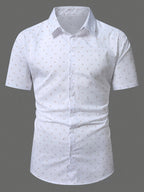 GIULIO | CAMISA VERANIEGA CON DISEÑO ESTAMPADO
